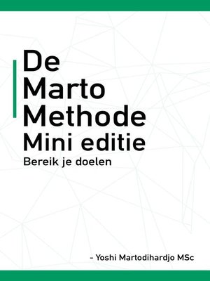 cover image of De Marto Methode NL